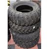 Image 1 : SET OF 4 CARLISLE ATV TIRES AT255/65R12