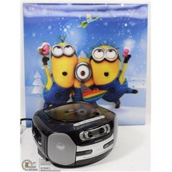 MINIONS "ACTION" MOVING PICTURE AND CD/RADIO