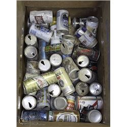 LARGE BOX OF 1960S POP & BEER CANS