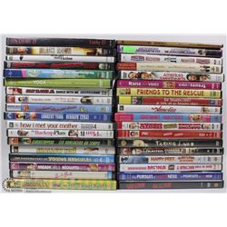 BOX WITH OVER 40 DVD'S INCL WILL SMITH, PURSUIT OF