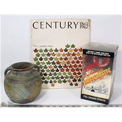 FLAT OF ASST VINTAGE & ANTIQUE ITEMS