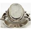 Image 2 : STERLING SILVER VINTAGE STYLE MOONSTONE RING