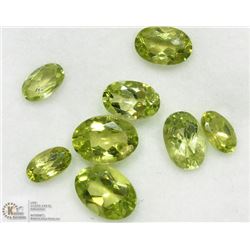 GENUINE PERIDOT GEMSTONES APPROX. 4CT.