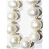Image 2 : GENUINE PEARL STRAND NECKLACE W/ ST. SILVER CLASP