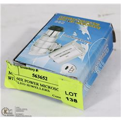 MINI 60X POWER MICROSCOPE WITH LED LIGHTS