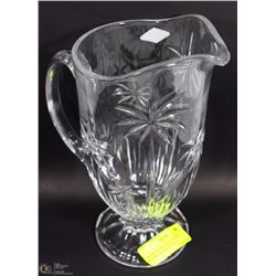 SHANNON 24% LEAD CRYSTAL PITCHER MADE IN CZECH