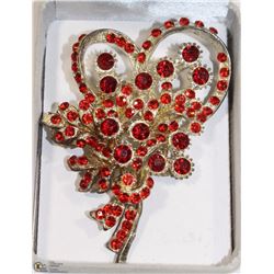 VINTAGE ESTATE RHINESTONE BROOCH