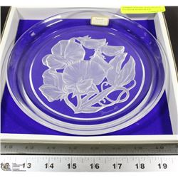 VINARDI GENUINE LEAD CRYSTAL ETCHED & SIGNED PLATE