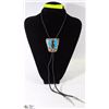 Image 1 : VINTAGE ESTATE TURQUOISE BOLO