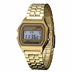 CLASSIC DIGITAL GOLD TONE WATCH