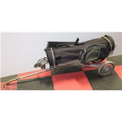 VINTAGE BAG BOY GOLF CART WITH SPALDING BAG & CLUB