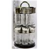 Image 1 : 12-PC SPICE RACK SET ON SPINNER BASE