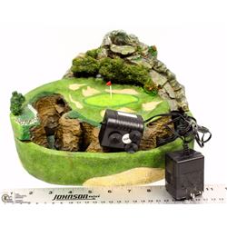 GOLF SCENE WATER FOUNTAIN INDOOR/OUTDOOR