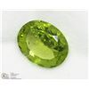 Image 1 : GENUINE LARGE OVAL PERIDOT GEMSTONE APPROX. 5CT