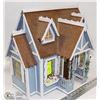 Image 1 : 17" TALL HANDMADE DOLL HOUSE AND FURNITURE