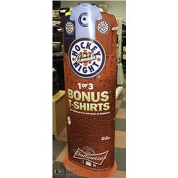 LARGE BUDWEISER HOCKEY NIGHT IN CANADA DISPLAY