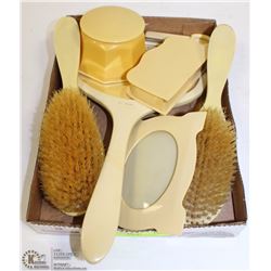 FLAT OF IVORY FRENCH MAKE UP ITEMS