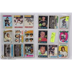 LOT OF 17- 1970 HOCKEY CARDS