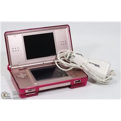 PINK NINTENDO DS LITE WITH CASE