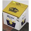 Image 1 : YELLOW METAL CORONA BEER COOLER WITH