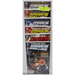SET OF 6 FOREVER EVIL: ROGUES REBELLION COMICS