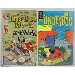 2 VINTAGE COMICS UNDERDOG