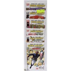 SET OF 6 YOUNG AVENGERS COMICS
