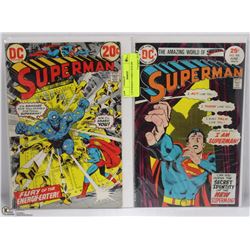2 SUPERMAN COMICS #258,288