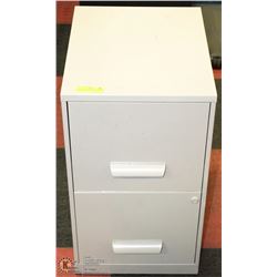 METAL FILING CABINET W/ KEYS & ACCESSORIES