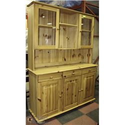 2-PC SOLID PINE 3-DRAWER, 5-CABINET