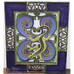 MEXICAN LIZARD WALL HANGING 25"X30"