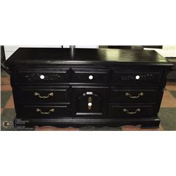 ESTATE BLACK 7-DRAWER & 1 CABINET