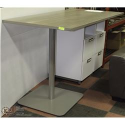 MAP TABLE WITH 2 PEDESTALS WITH DRAWERS