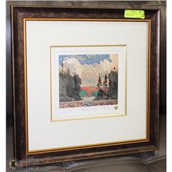 SIGNED + # ED "GROUP OF 7"  TOM THOMSON PRINT