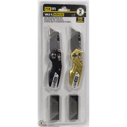 PK OF 2 BALL BEARING UTILITY KNIVES
