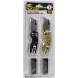 PK OF 2 BALL BEARING UTILITY KNIVES