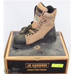 J B GOODHUE STEEL TOE WORK BOOTS SIZE 7.5