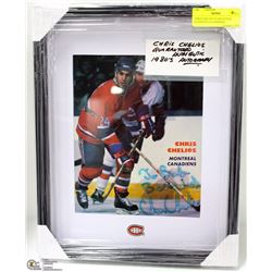 CHRIS CHELIOS GUARANTEED AUTHENTIC AUTOGRAPH