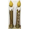 Image 1 : PAIR OF VINTAGE LIGHT UP CANDLES