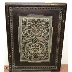 THAI WALL PICTURE 25"X32" WOOD FRAMED