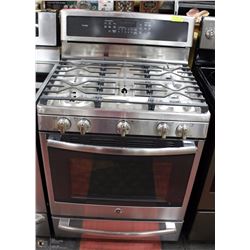 GE PROFILE CONVECTION GAS RANGE 30" WITH 2ND OVEN