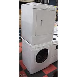 KENMORE STACKABLE WASHER/DRYER 27X26X60