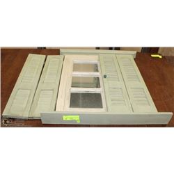 NEW SHUTTER MIRROR 25"X22"