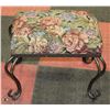 Image 1 : WROUGHT IRON STOOL MATERIAL SEAT