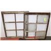 Image 1 : PAIR OF ANTIQUE WINDOWS 23X29