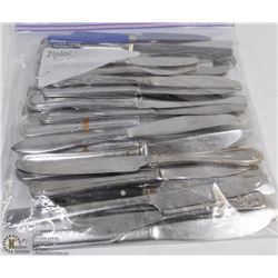 BAG OF SEIZED KITCHEN KNIVES