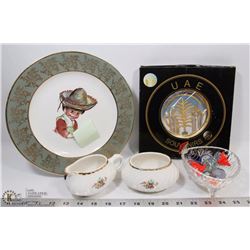 VINTAGE 1962 BROWNIE DOWNING CERAMIC PLATE