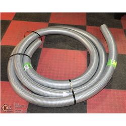 LARGE APPROX 20' STEEL EXHAUST HOSE