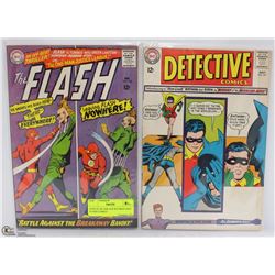 PAIR OF SILVER AGE BATMAN AND FLASH COMICS