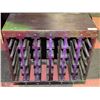 Image 1 : 11"X25"X22"H WOOD WINE RACK